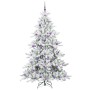 Árbol de Navidad artificial con ramas articuladas 210 cm PVC en Decoración Festiva y Estacional | Comprar online en Foru.es