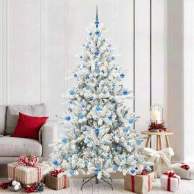 Árbol de Navidad artificial con ramas articuladas 210 cm PVC en Decoración Festiva y Estacional | Comprar online en Foru.es