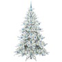 Árbol de Navidad artificial con ramas articuladas 210 cm PVC en Decoración Festiva y Estacional | Comprar online en Foru.es