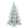 Árbol de Navidad artificial con ramas articuladas 210 cm PVC en Decoración Festiva y Estacional | Comprar online en Foru.es