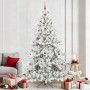 Árbol de Navidad artificial con ramas articuladas 240 cm PVC en Decoración Festiva y Estacional | Comprar online en Foru.es