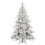 Árbol de Navidad artificial con ramas articuladas 240 cm PVC en Decoración Festiva y Estacional | Comprar online en Foru.es
