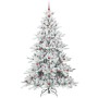 Árbol de Navidad artificial con ramas articuladas 240 cm PVC en Decoración Festiva y Estacional | Comprar online en Foru.es