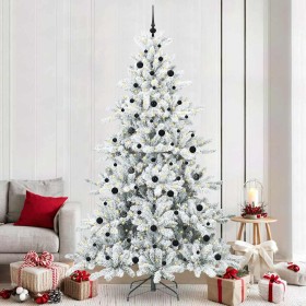Árbol de Navidad artificial con ramas articuladas 240 cm PVC en Decoración Festiva y Estacional | Comprar online en Foru.es
