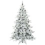 Árbol de Navidad artificial con ramas articuladas 240 cm PVC en Decoración Festiva y Estacional | Comprar online en Foru.es