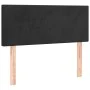 Cama box spring con colchón terciopelo negro 90x200 cm de vidaXL, Camas y somieres - Ref: Foro24-3127351, Precio: 292,63 €, D...