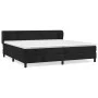 Box spring bed with black velvet mattress 200x200 cm by vidaXL, Beds and slatted bases - Ref: Foro24-3127393, Price: 592,34 €...