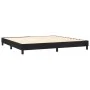 Box spring bed with black velvet mattress 200x200 cm by vidaXL, Beds and slatted bases - Ref: Foro24-3127393, Price: 592,34 €...