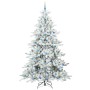 Árbol de Navidad artificial con ramas articuladas 240 cm PVC en Decoración Festiva y Estacional | Comprar online en Foru.es