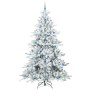 Árbol de Navidad artificial con ramas articuladas 240 cm PVC en Decoración Festiva y Estacional | Comprar online en Foru.es