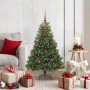 Árbol de Navidad artificial con 150 LED Verde 120 cm PE y PVC en Decoración Festiva y Estacional | Comprar online en Foru.es