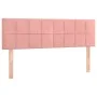 Cama box spring con colchón terciopelo rosa 140x190 cm de vidaXL, Camas y somieres - Ref: Foro24-3127492, Precio: 440,29 €, D...