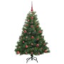 Árbol de Navidad artificial con 150 LED Verde 120 cm PE y PVC en Decoración Festiva y Estacional | Comprar online en Foru.es