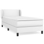 Cama box spring con colchón cuero sintético blanco 90x190 cm de vidaXL, Camas y somieres - Ref: Foro24-3127224, Precio: 329,4...