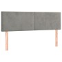 Cama box spring con colchón terciopelo gris claro 140x190 cm de vidaXL, Camas y somieres - Ref: Foro24-3127367, Precio: 465,9...