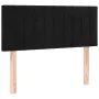 Box spring bed with black velvet mattress 100x200 cm by vidaXL, Beds and slatted bases - Ref: Foro24-3127597, Price: 309,76 €...