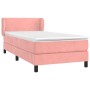 Cama box spring con colchón terciopelo rosa 80x200 cm de vidaXL, Camas y somieres - Ref: Foro24-3127402, Precio: 275,64 €, De...