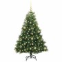 Árbol de Navidad artificial con 150 LED Verde 120 cm PE y PVC en Decoración Festiva y Estacional | Comprar online en Foru.es