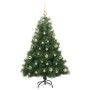 Árbol de Navidad artificial con 150 LED Verde 120 cm PE y PVC en Decoración Festiva y Estacional | Comprar online en Foru.es