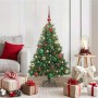 Árbol de Navidad artificial con 150 LED Verde 120 cm PE y PVC en Decoración Festiva y Estacional | Comprar online en Foru.es