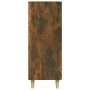 Aparador de madera de ingeniería roble ahumado 69,5x34x90 cm de vidaXL, Aparadores - Ref: Foro24-817351, Precio: 67,30 €, Des...