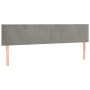 Cama box spring con colchón terciopelo gris claro 180x200 cm de vidaXL, Camas y somieres - Ref: Foro24-3127385, Precio: 521,4...