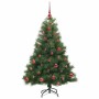 Árbol de Navidad artificial con 150 LED Verde 150 cm PE y PVC en Decoración Festiva y Estacional | Comprar online en Foru.es