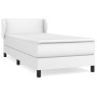 Cama box spring con colchón cuero sintético blanco 90x190 cm de vidaXL, Camas y somieres - Ref: Foro24-3127164, Precio: 333,9...