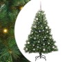 Árbol de Navidad artificial con 150 LED Verde 150 cm PE y PVC en Decoración Festiva y Estacional | Comprar online en Foru.es