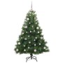 Árbol de Navidad artificial con 150 LED Verde 150 cm PE y PVC en Decoración Festiva y Estacional | Comprar online en Foru.es
