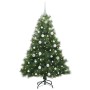 Árbol de Navidad artificial con 150 LED Verde 150 cm PE y PVC en Decoración Festiva y Estacional | Comprar online en Foru.es