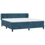Boxspringbett mit dunkelblauer Samtmatratze 160x200 cm von vidaXL, Betten und Lattenroste - Ref: Foro24-3127383, Preis: 480,4...