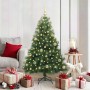 Árbol de Navidad artificial con 150 LED Verde 150 cm PE y PVC en Decoración Festiva y Estacional | Comprar online en Foru.es