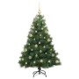 Árbol de Navidad artificial con 150 LED Verde 150 cm PE y PVC en Decoración Festiva y Estacional | Comprar online en Foru.es