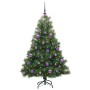 Árbol de Navidad artificial con 150 LED Verde 150 cm PE y PVC en Decoración Festiva y Estacional | Comprar online en Foru.es