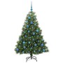 Árbol de Navidad artificial con 150 LED Verde 150 cm PE y PVC en Decoración Festiva y Estacional | Comprar online en Foru.es