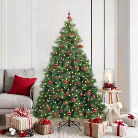Árbol de Navidad artificial con 300 LED Verde 180 cm PE y PVC en Decoración Festiva y Estacional | Comprar online en Foru.es