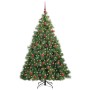 Árbol de Navidad artificial con 300 LED Verde 180 cm PE y PVC en Decoración Festiva y Estacional | Comprar online en Foru.es