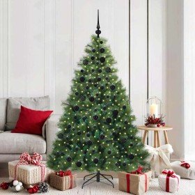 Árbol de Navidad artificial con 300 LED Verde 180 cm PE y PVC en Decoración Festiva y Estacional | Comprar online en Foru.es