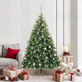 Árbol de Navidad artificial con 300 LED Verde 180 cm PE y PVC en Decoración Festiva y Estacional | Comprar online en Foru.es