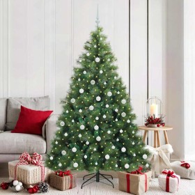 Árbol de Navidad artificial con 300 LED Verde 180 cm PE y PVC en Decoración Festiva y Estacional | Comprar online en Foru.es