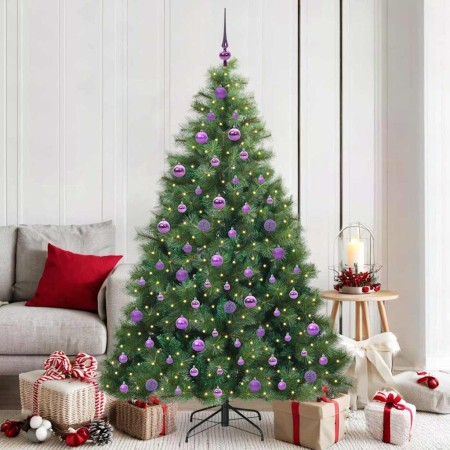 Árbol de Navidad artificial con 300 LED Verde 180 cm PE y PVC en Decoración Festiva y Estacional | Comprar online en Foru.es