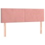 Cama box spring con colchón terciopelo rosa 140x190 cm de vidaXL, Camas y somieres - Ref: Foro24-3127372, Precio: 448,44 €, D...