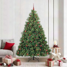 Árbol de Navidad artificial con 300 LED Verde 210 cm PE y PVC en Decoración Festiva y Estacional | Comprar online en Foru.es