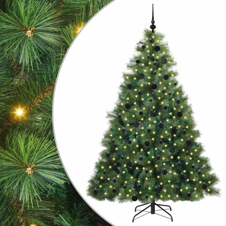Árbol de Navidad artificial con 300 LED Verde 210 cm PE y PVC en Decoración Festiva y Estacional | Comprar online en Foru.es