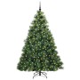 Árbol de Navidad artificial con 300 LED Verde 210 cm PE y PVC en Decoración Festiva y Estacional | Comprar online en Foru.es