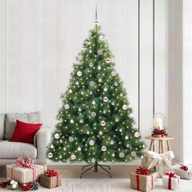 Árbol de Navidad artificial con 300 LED Verde 210 cm PE y PVC en Decoración Festiva y Estacional | Comprar online en Foru.es