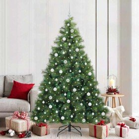 Árbol de Navidad artificial con 300 LED Verde 210 cm PE y PVC en Decoración Festiva y Estacional | Comprar online en Foru.es