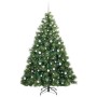 Árbol de Navidad artificial con 300 LED Verde 210 cm PE y PVC en Decoración Festiva y Estacional | Comprar online en Foru.es