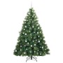 Árbol de Navidad artificial con 300 LED Verde 210 cm PE y PVC en Decoración Festiva y Estacional | Comprar online en Foru.es